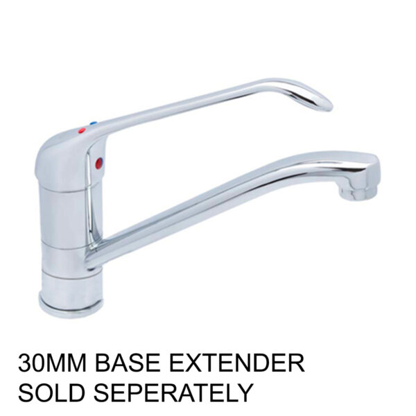 Supreme Care Swivel Sink Mixer, 30mm extender