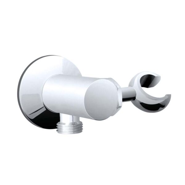 Deluxe wall bracket with ball joint, shower elbow, wall elbow
