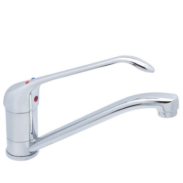 ADL Swivel Sink mixer, Supreme care, disabled tapware, accessible, coloured indicator,