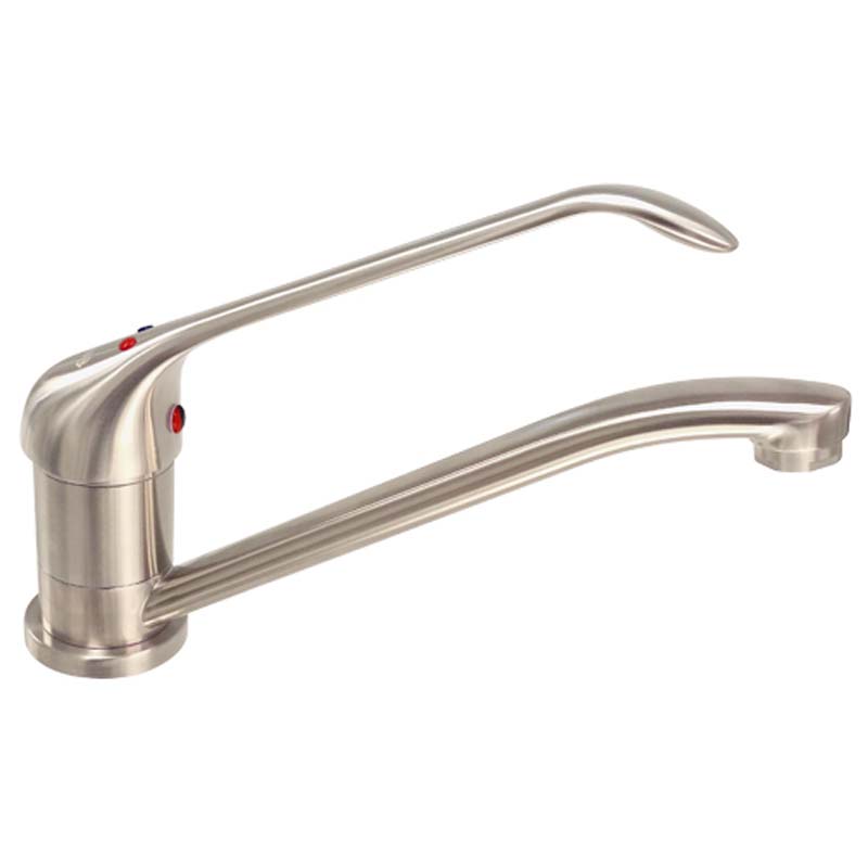 ADL swivel sink mixer, ultimate care, disabled tapware, accessible, stainless steel