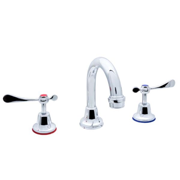 Access Paddle lever handle Basin Set, disability tapware, accessible tapware