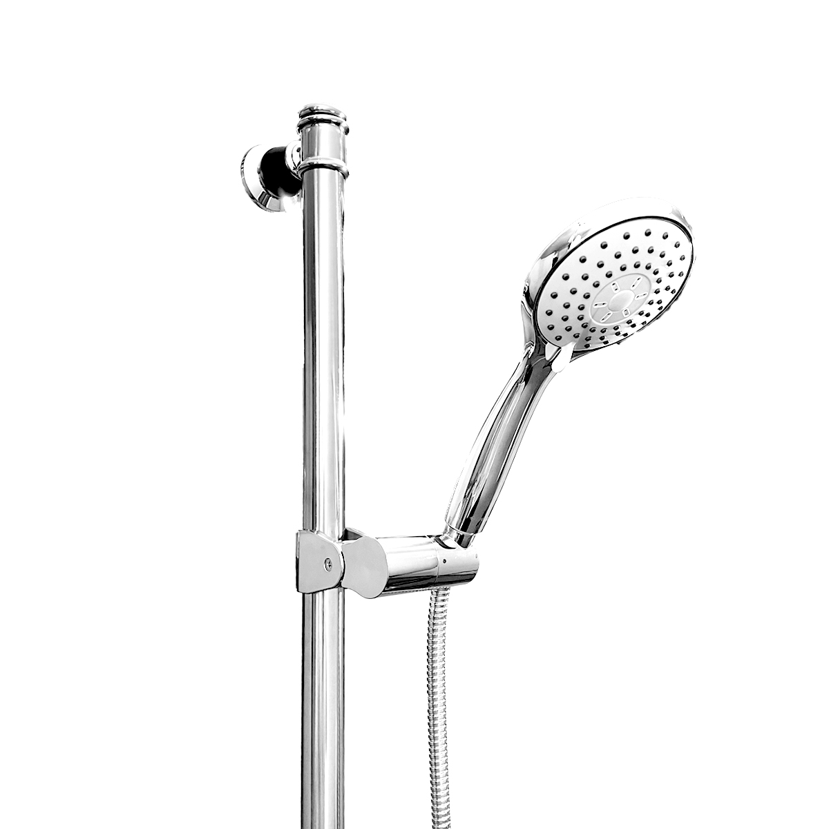 Pepper Designer Rail and Miri Hand Shower Set, accessible shower, hand shower, disability shower, disabled shower